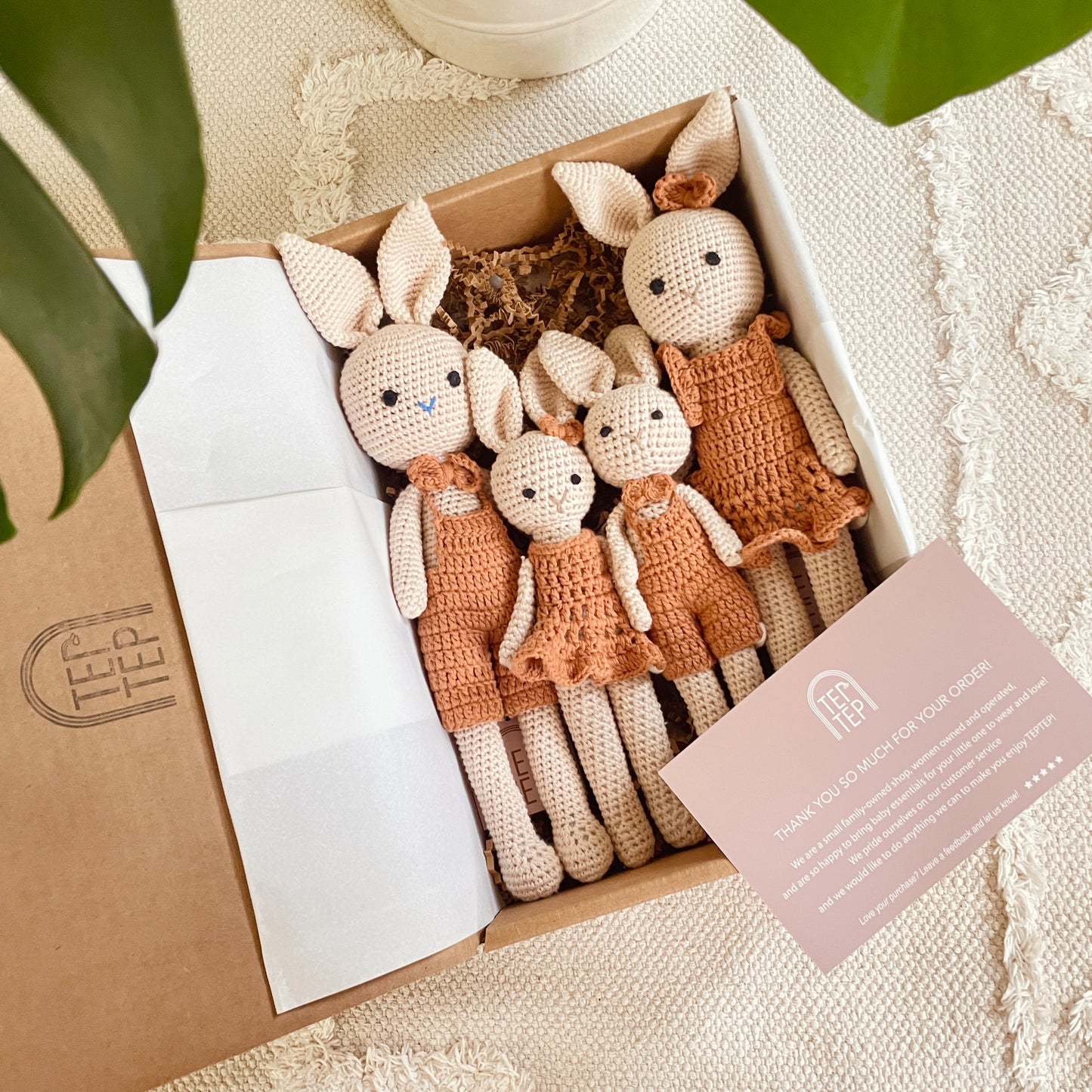 Boho Big Brother & Little Brother Bunnies