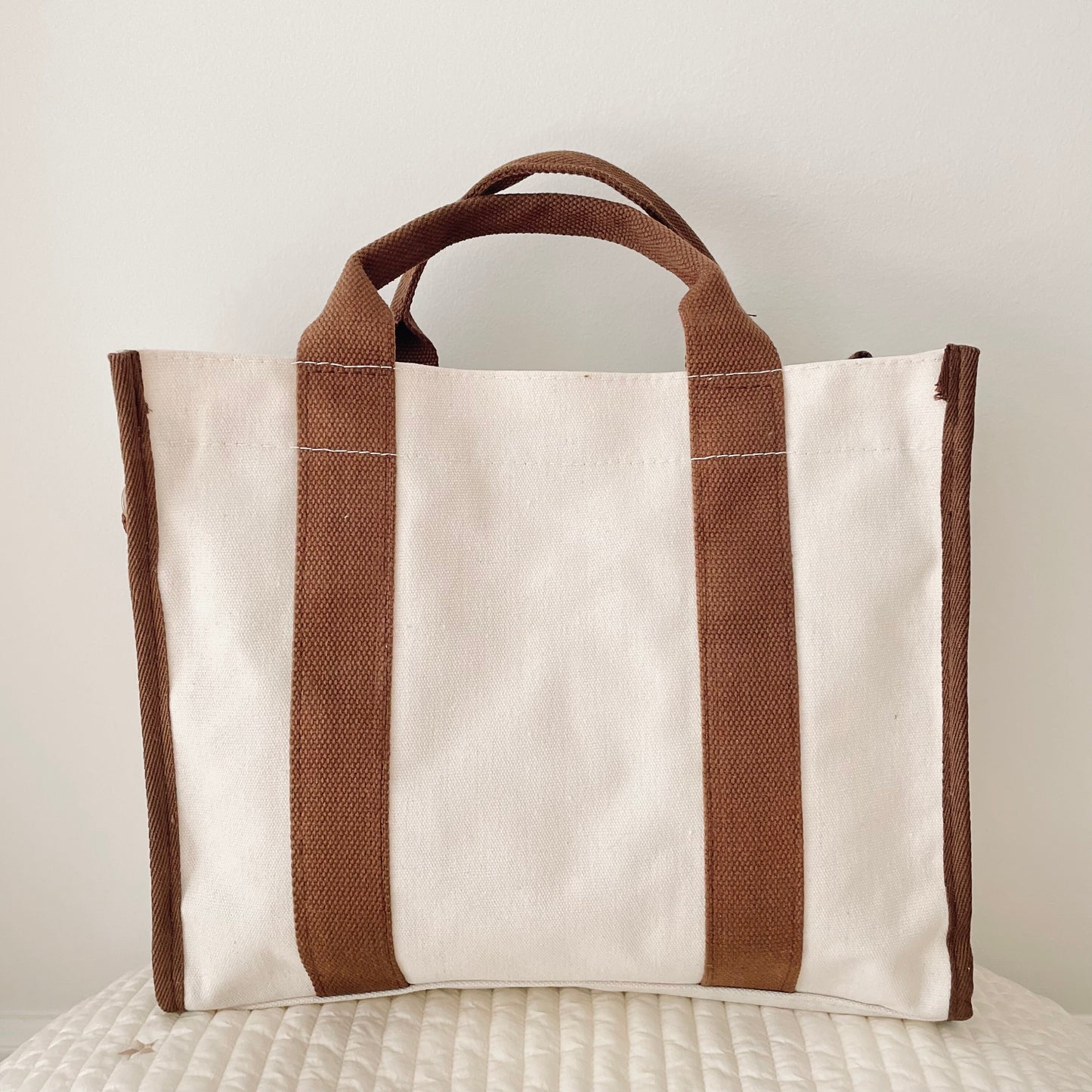 Bear Canvas Diaper Bag