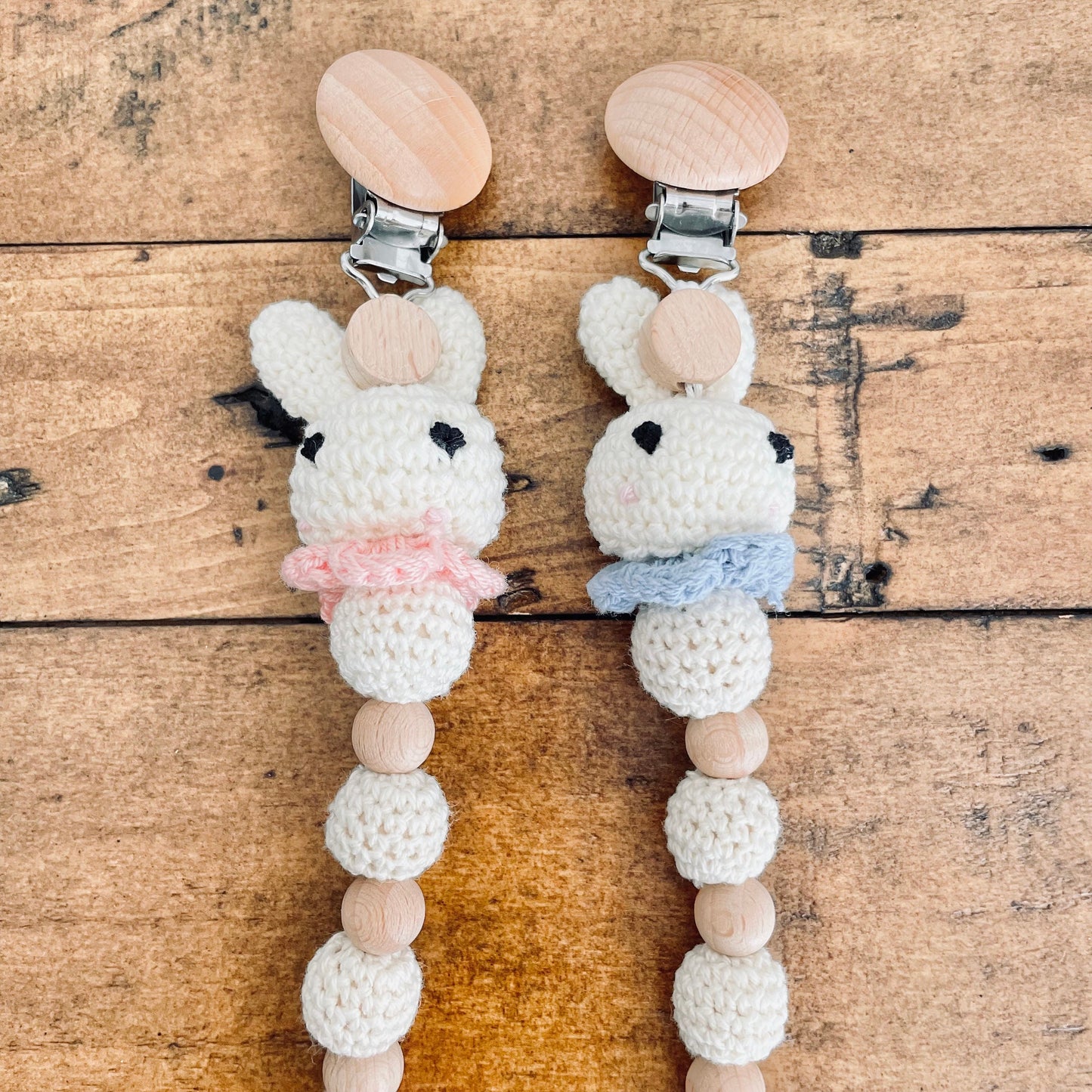 Bunny Pacifier Clip