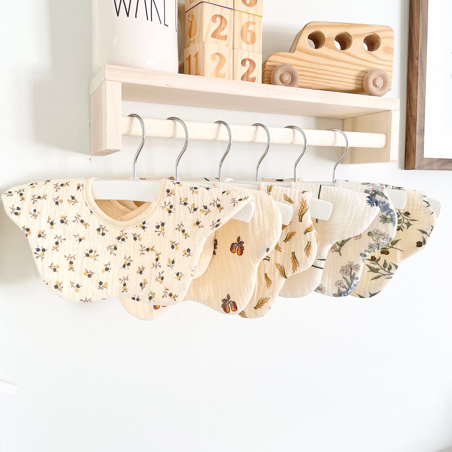 Spring Florals Baby Bibs