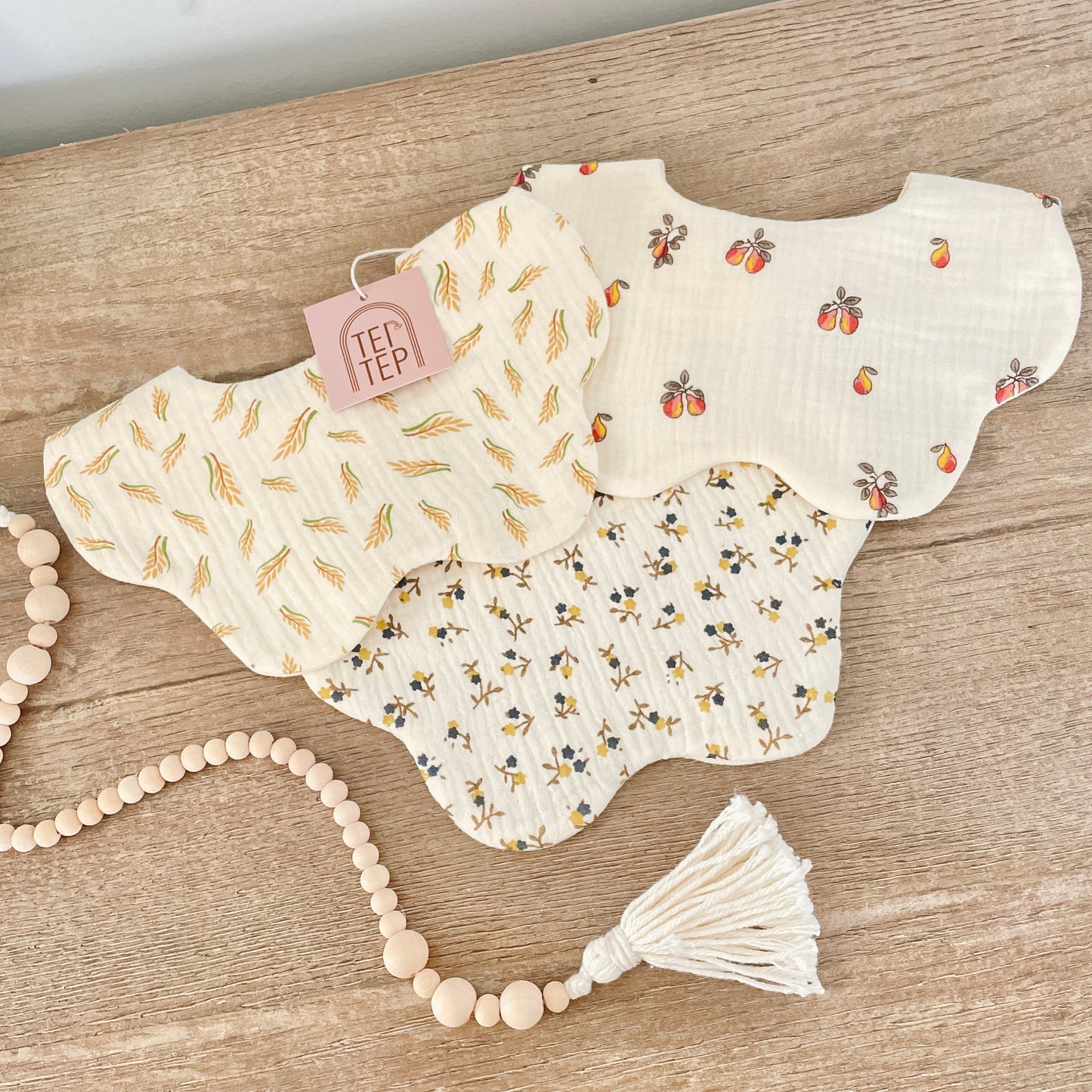 Spring Florals Baby Bibs