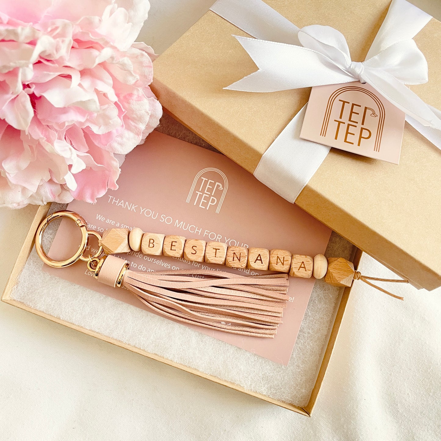 Personalized Bag Charm Gift Box