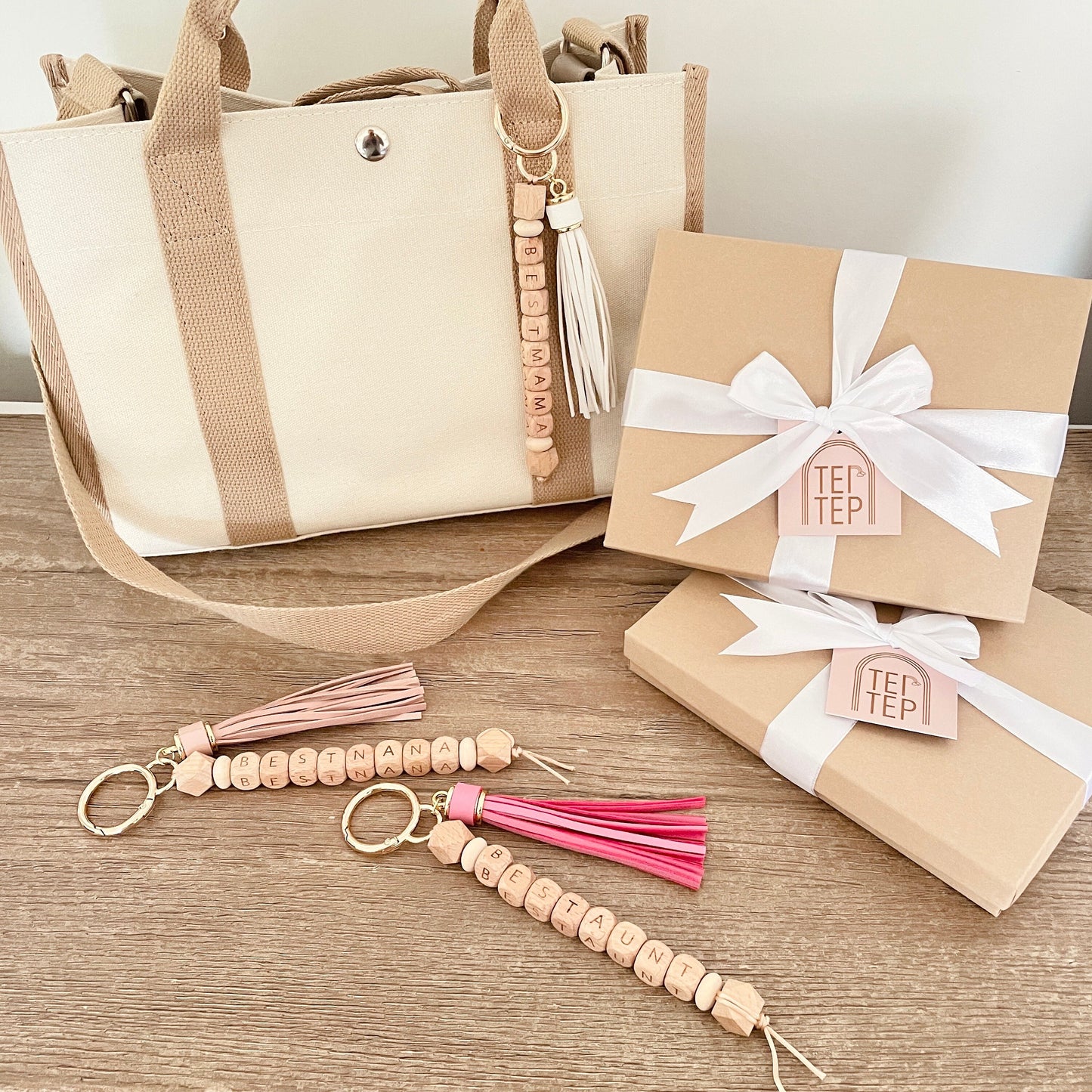 Personalized Bag Charm Gift Box