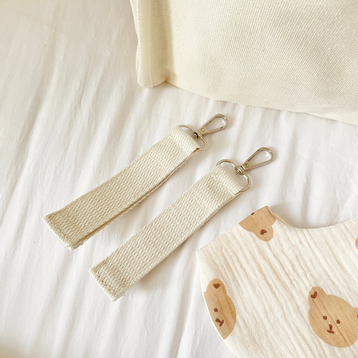 Bear Canvas Diaper Tote Bag