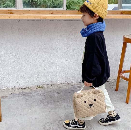 Quilted Bear Toddler Backpack