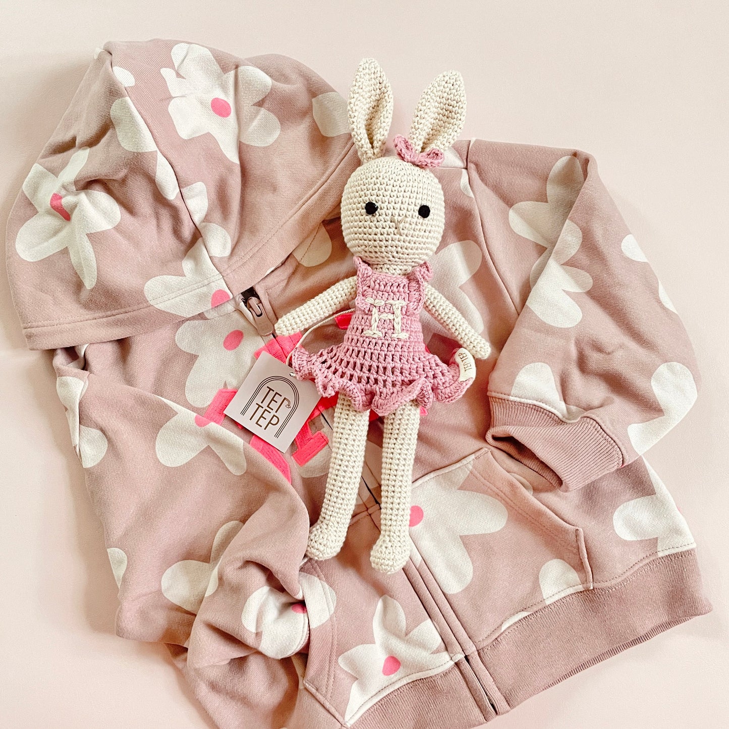 Personalized Crochet Stuffed Animal Bunny