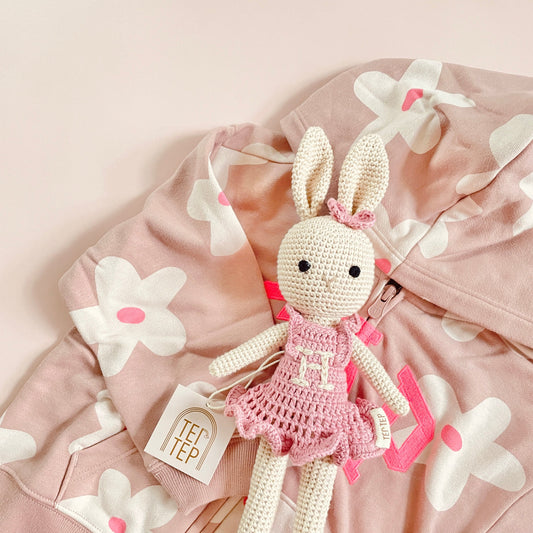 Personalized Crochet Stuffed Animal Bunny