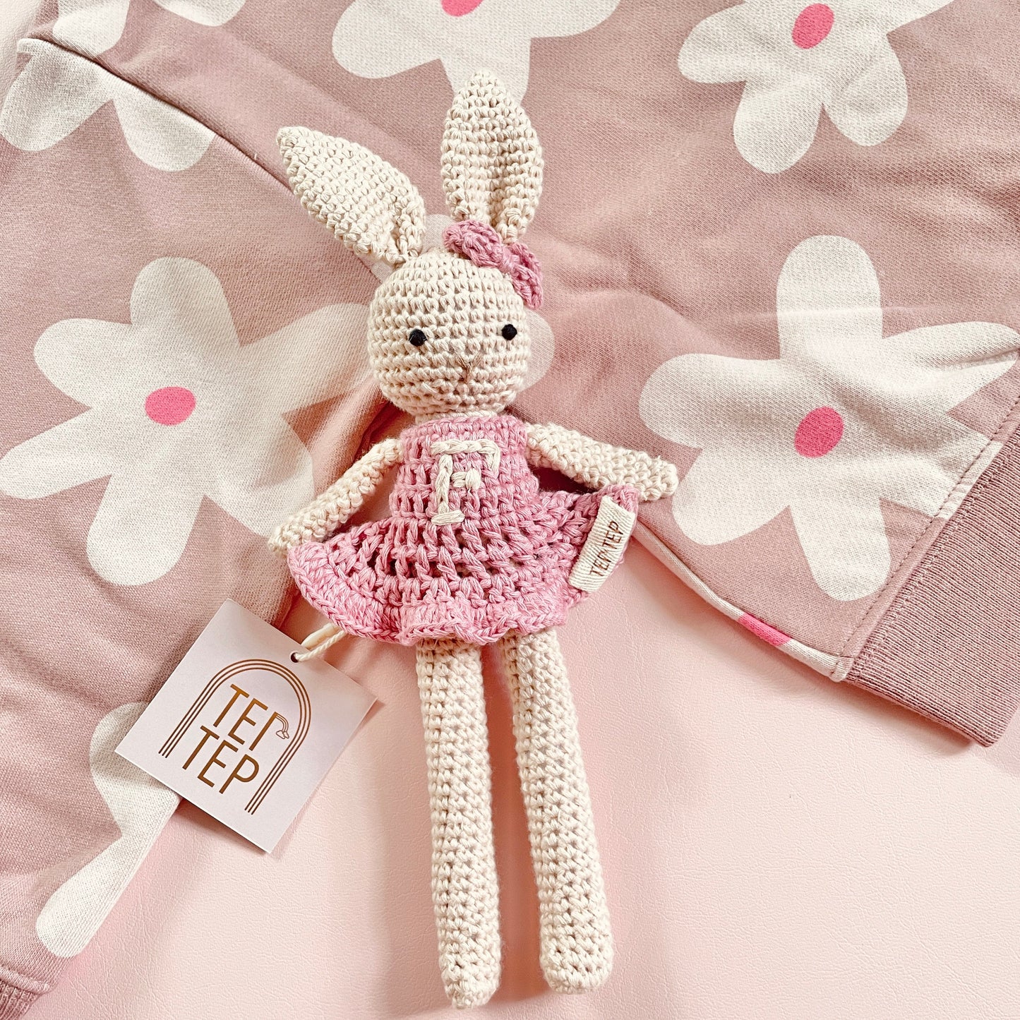 Personalized Crochet Stuffed Animal Bunny