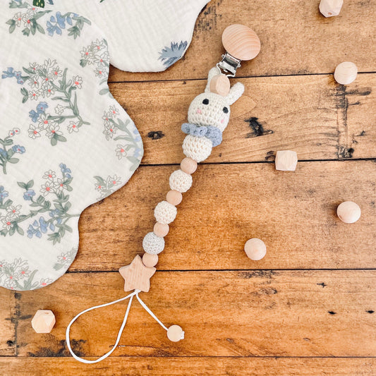 Bunny Pacifier Clip