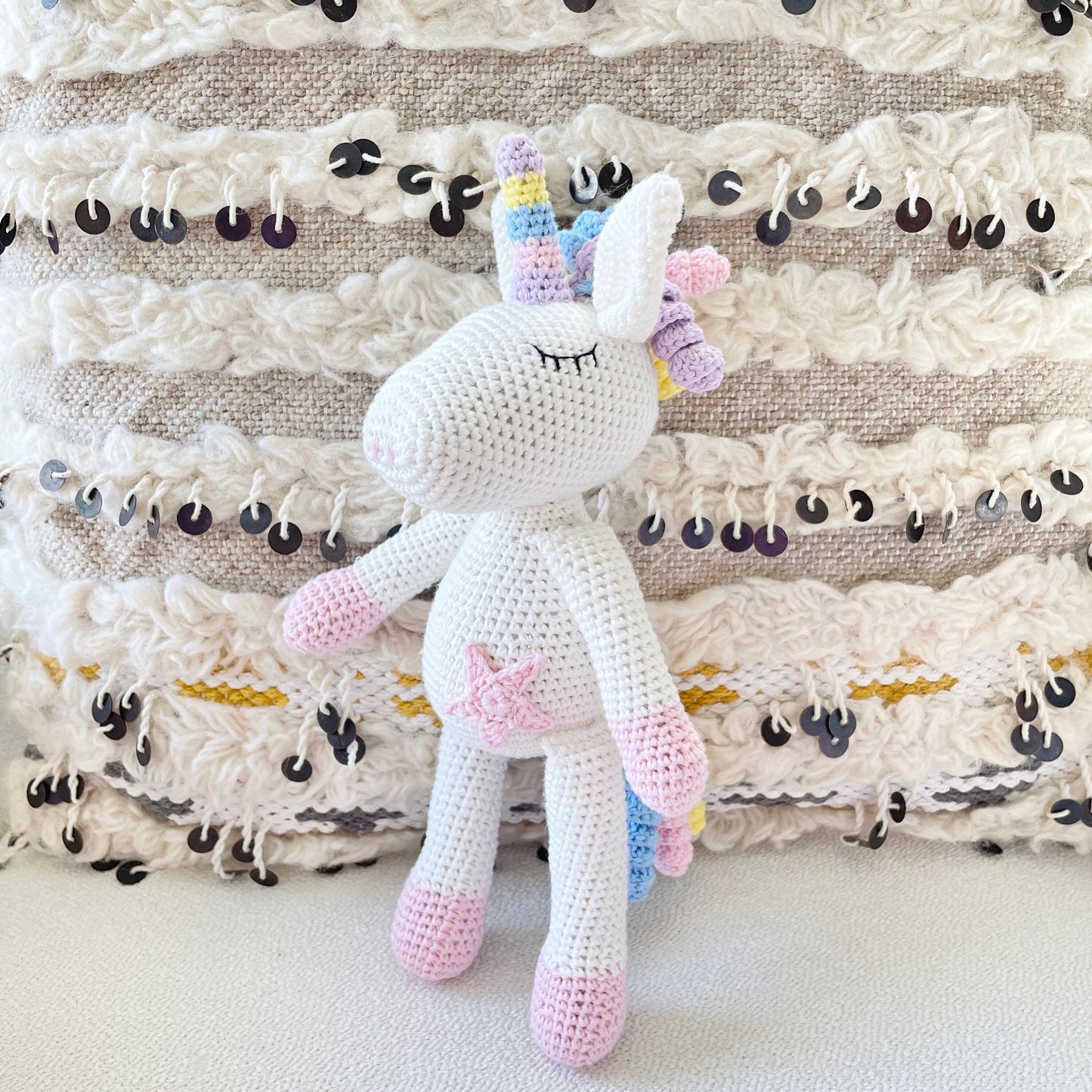 Unicorn Crochet Doll
