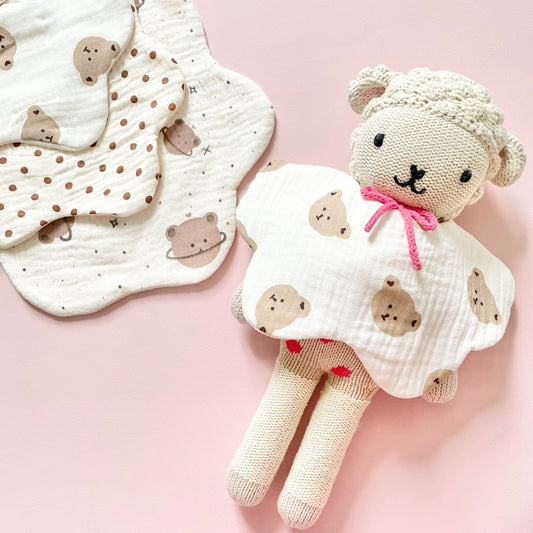 Teddy Bear Baby Bibs